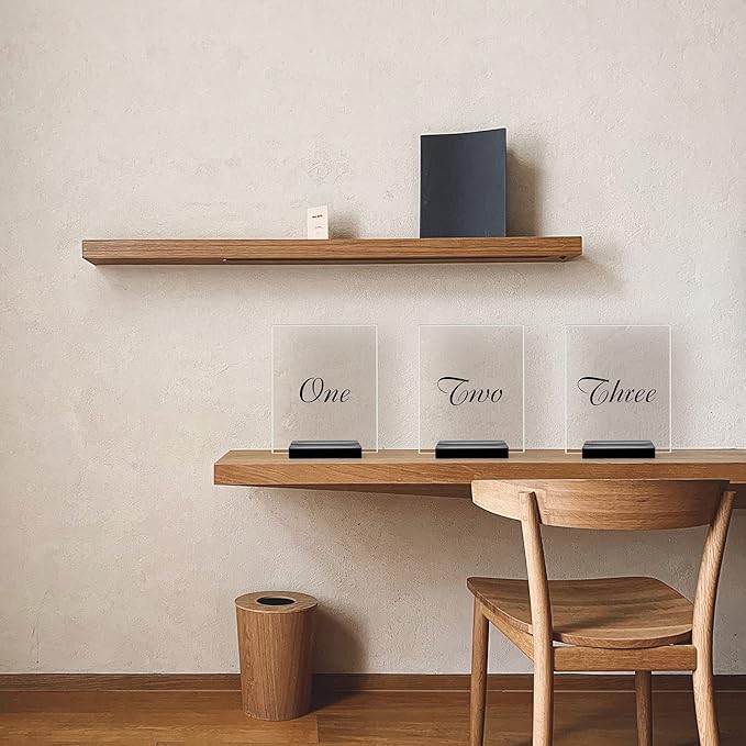 Acrylic Sign Stand Card Holder, Stands - Image 7