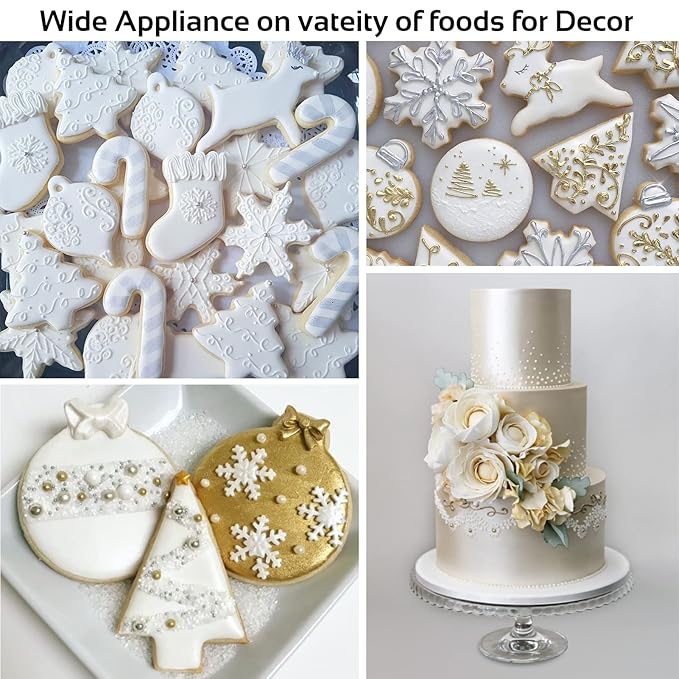Jelife White Edible Luster Dust - Image 3