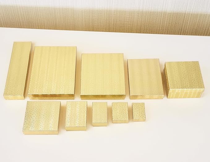 TheDisplayGuys - 25-Pack #53 Kraft Paper Cardboard Gift Boxes/Jewelry Cases w. - Image 5