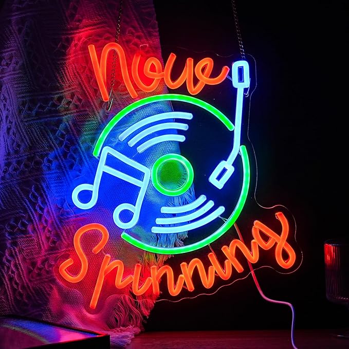 Record Neon Sign Led Music Sign Neon Light - Image 3