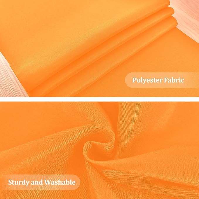 Farmhouse Orange Table Runner Dining Table Runners 72 Inches Long Coffee Table - Image 4