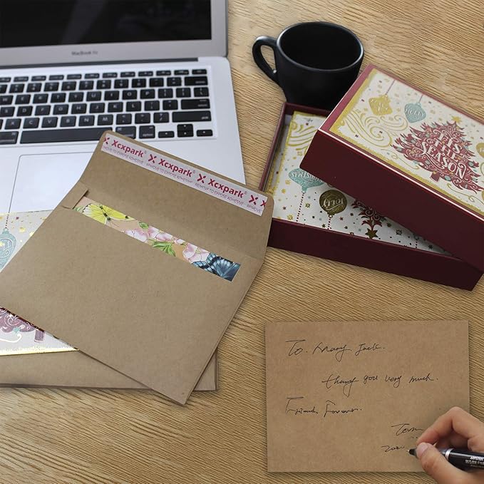 100 Qty Printable A7 Invitation Envelopes 5.25X7.25 inches Cards, Self Seal - Image 8