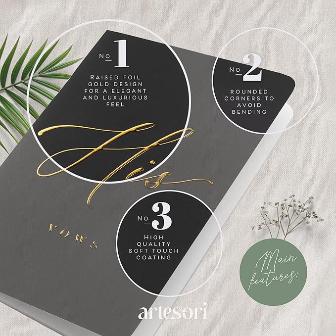 ARTESORI Premium Wedding Vow Book - Image 4