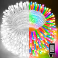 LAMPHOME 66ft Christmas Decorative Mini Lights, 200 LED Transparent Wire Fairy by ULL