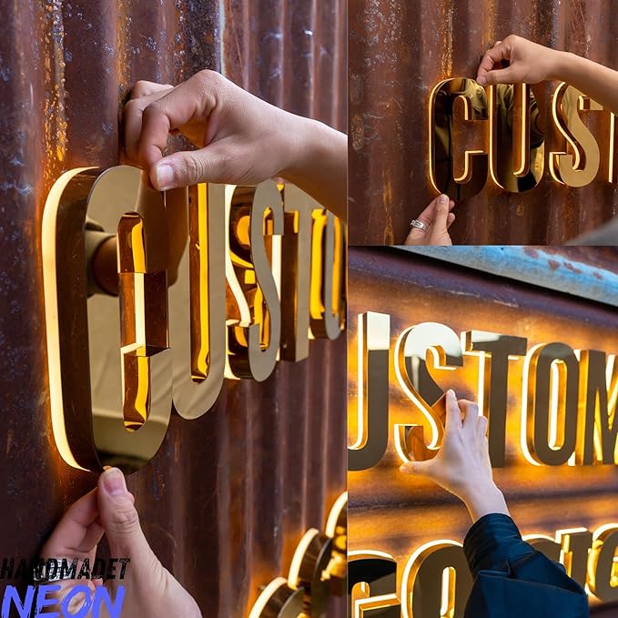 Custom Led Sign Business Logo Lights Signage Letters Backlit - Image 5