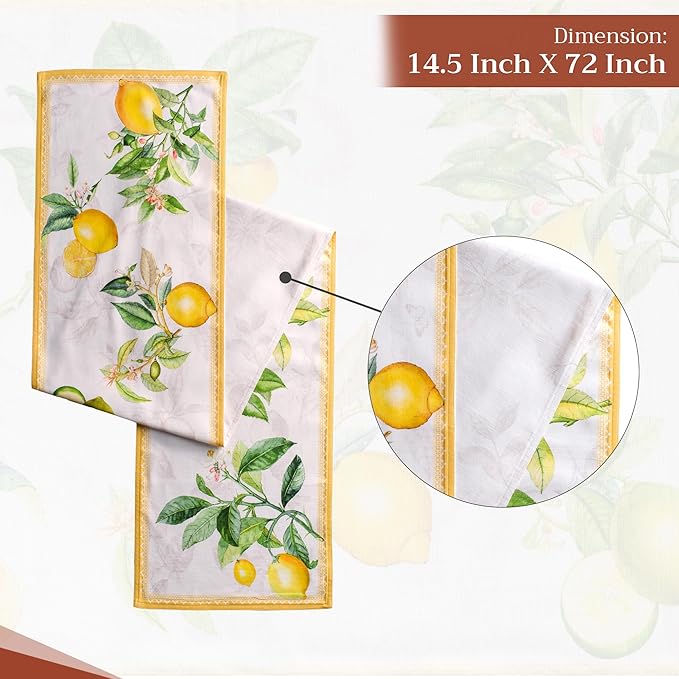 Maison d' Hermine Table runner 100% Cotton Double Layer Table Runners 72 inches - Image 4