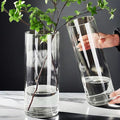 2 Acrylic Cylinder Clear Vase for Centerpieces, Tall Large Unbreakable Plastic by Unknown