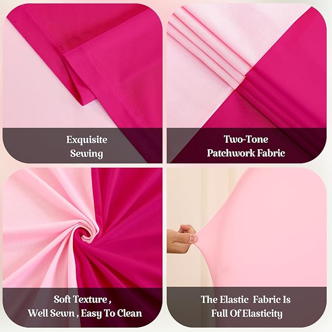 7.2FT 6FT Arch Backdrop Cover for Wedding, Birthday Party Decor, Chiara - Image 5