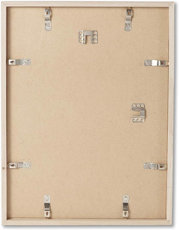 Opposite Wall - 9x12 in - Natural Solid Oak Wood Picture Frame - Lightweight - Image 2
