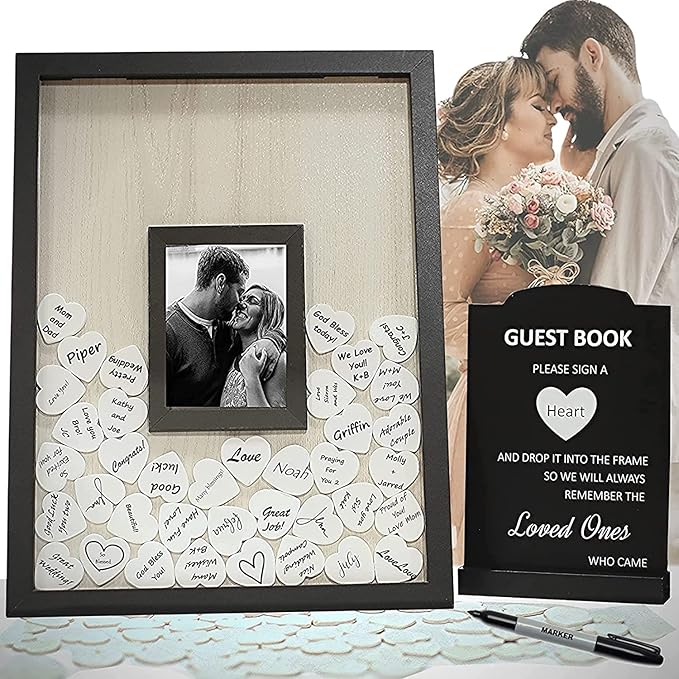 Wedding Guest Book Alternative, Registry Item, 12x16 Picture Frame, Baby Shower by CampoliCreations