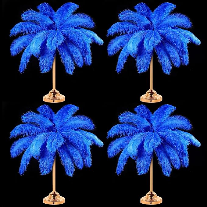 Retrowavy 30 Pcs 18-20 Inch Large Natural Ostrich Feathers Bulk by Retrowavy