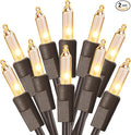 Clear Christmas Lights, 69.6ft 300ct Incandescent Christmas Lights, Connectable by PhilzOps