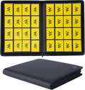 Premium 1000+ Pockets Card Binder, 16 Pockets Trading Card Binder Ringless Side by MORABTO