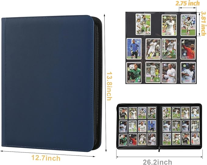 Trading Card Binder 12 Pocket, 720 Pockets Card Binders, Card Collection Binder - Image 2