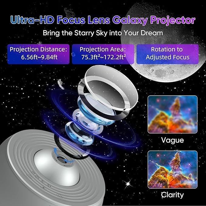 Galaxy Projector for Bedroom, 13 in 1 Star Projector - Image 5