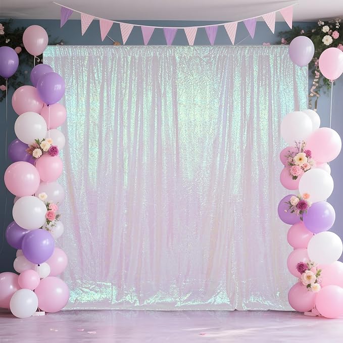 SquarePie Sequin Backdrop Curtain Not See Through Thick Glitter Background - Image 4