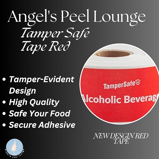 Angel's Peel Lounge Tamper Proof Stickers Roll — Tamper Evident Stickers - Image 4
