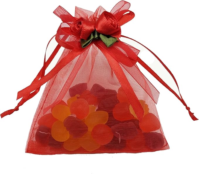 Ankirol 50pcs Sheer Organza Favor Bags - Image 3