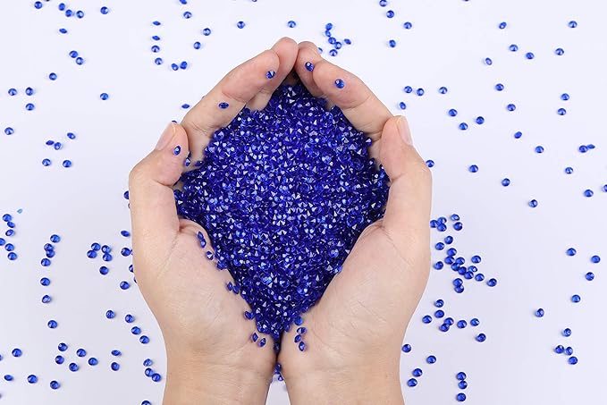 10000 pcs/Pack Wedding Table Scatter Confetti Crystals Acrylic Diamonds Vase - Image 3