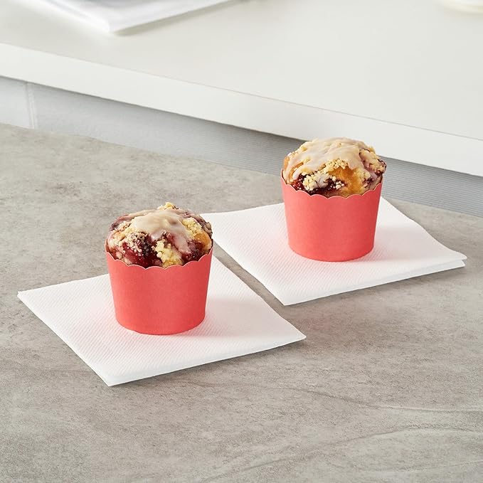 Panificio 3 Ounce Cupcake Wrappers, 200 Scalloped Baking Cups - Image 6