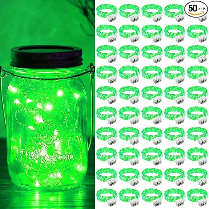 ZGWJ 50 Pack Fairy Lights Battery Operated, 7ft 20 Mini LED Fairy String Lights by ZGWJ