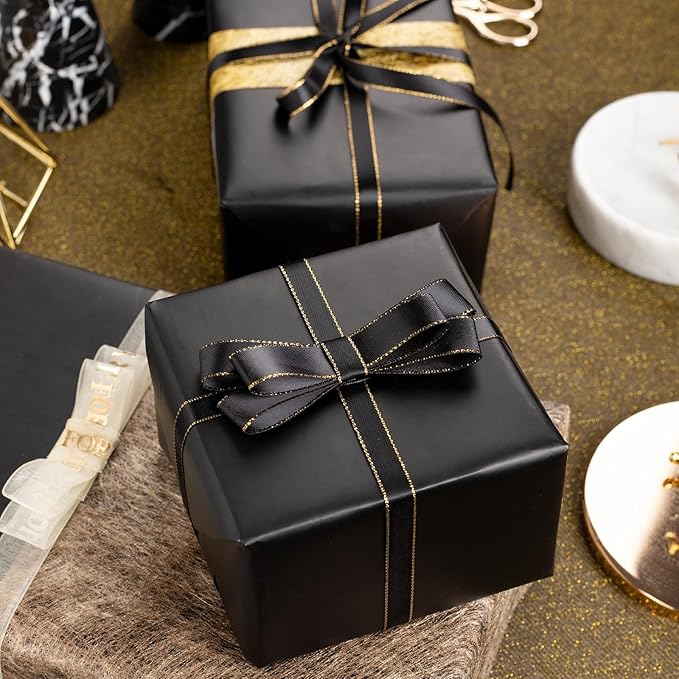 Garbendy Gift Wrapping Paper Roll-Solid Color Pearly-Lustre Paper, Valentine's - Image 3