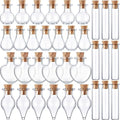 Patelai 50 Pcs Mini Glass Bottles Jars by Patelai