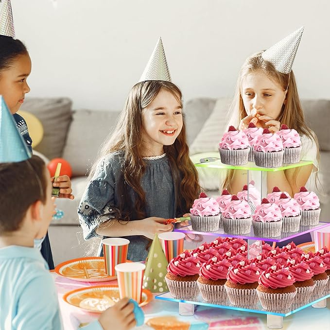 Cupcake Stand for 24 Cupcakes, 3 Tier Cupcake Holder - Image 7