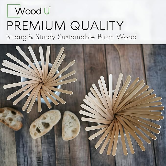 Premium 7" Wooden Coffee Stir Sticks - Image 3