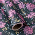 WRAPAHOLIC Kraft Floral Wrapping Paper Roll by WRAPAHOLIC