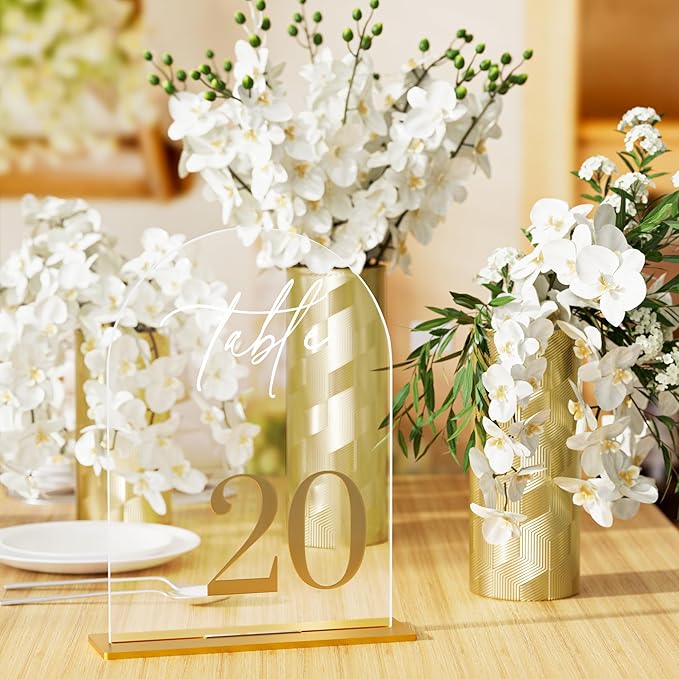 Arch Wedding Table Numbers 1-20 - Image 3