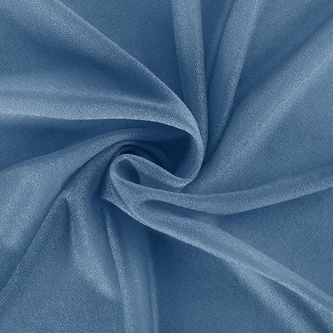 Fall Dusty Blue Wedding Arch Draping Fabric 1 Panel 29" × 20FT Sheer Drapes - Image 6