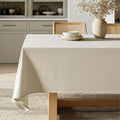MIULEE Natural Linen Cottton Table Cloth Rectangle Tablecloth Waterproof by MIULEE