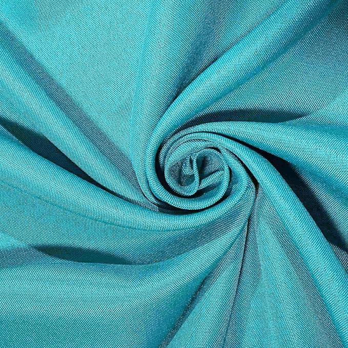 Efavormart 90" Turquoise Wholesale Linens Polyester Square Linen Tablecloth - Image 7