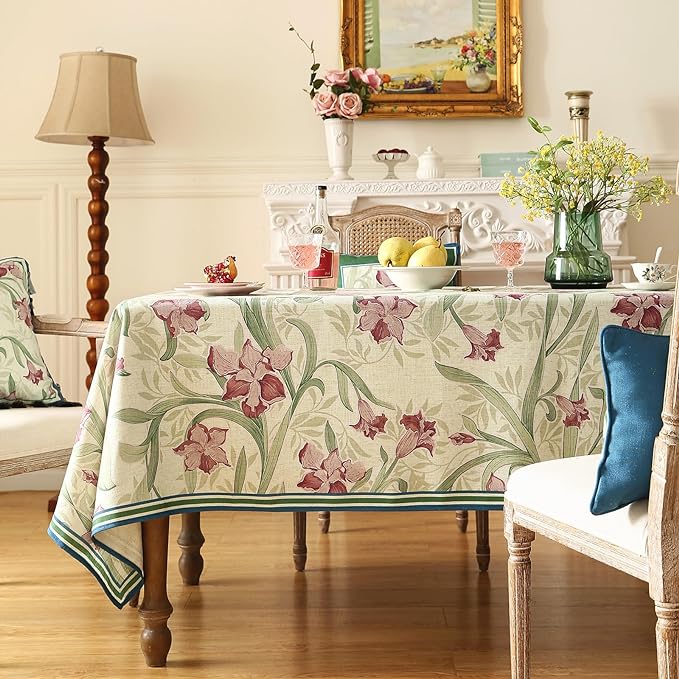 patdrea Designer French Green Small Tablecloth - Image 2