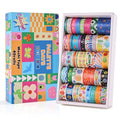 emmoolife 40 Rolls Washi Tape Set, Vibrant Color Palette-Themed Cute Decorative by emmoolife