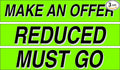Ez-line Vinyl Windshield Stickers 3 Dozen 15 Inch Chartreuse Slogan Dealership by CarBowz