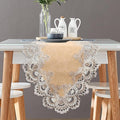 Vintage Lace Dining Table Runner, 72 Inches Macrame Coffee Table Runners by Fhberni