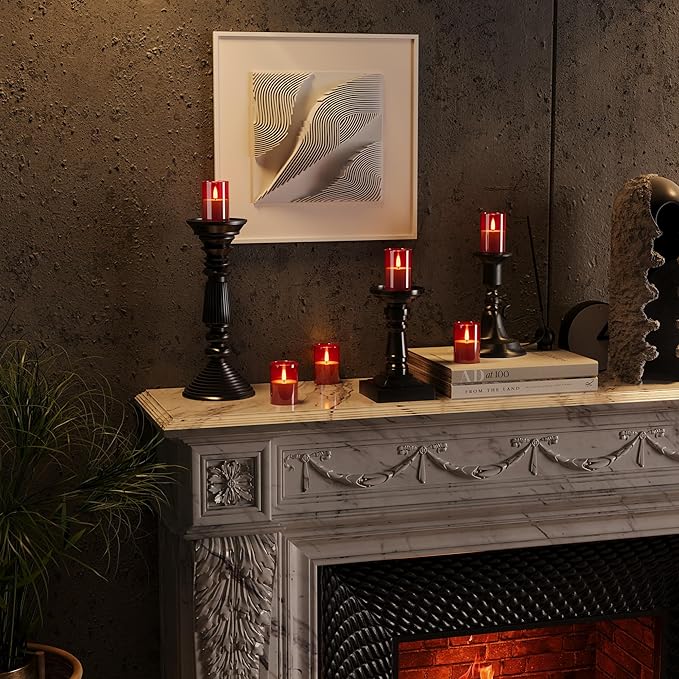 12Pack Flickering Flameless LED Candles - Image 5