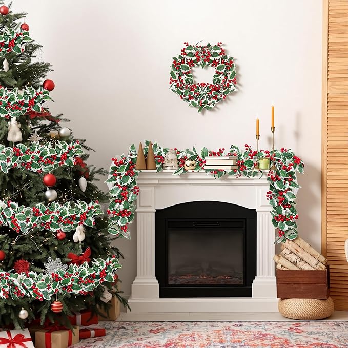 MAKHOT 2-Piece Christmas Garland Suitable - Image 5