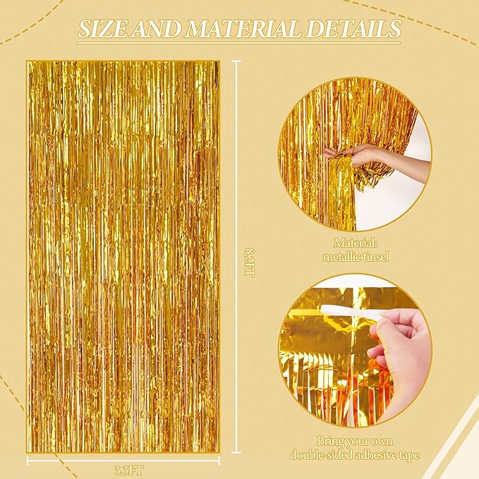 3 Pack Foil Fringe Backdrop - Image 3