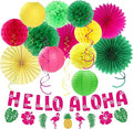 Hawaiian Aloha-Luau Flamingo Party-Decorations Supplies by Burgleda