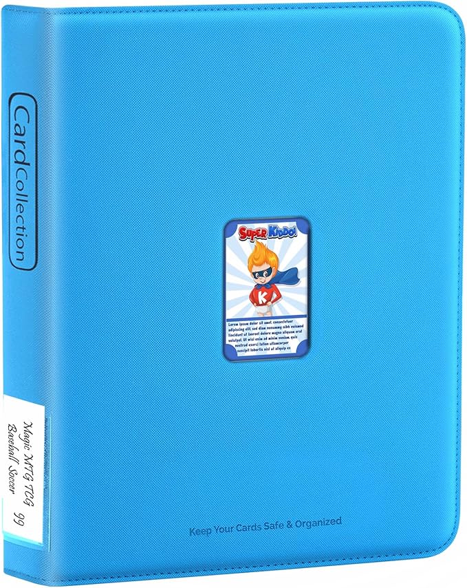 Premium ZiP Trading Cards Binder 9 Pockets, 936 Cards, Large Cards Book Album by Unknown