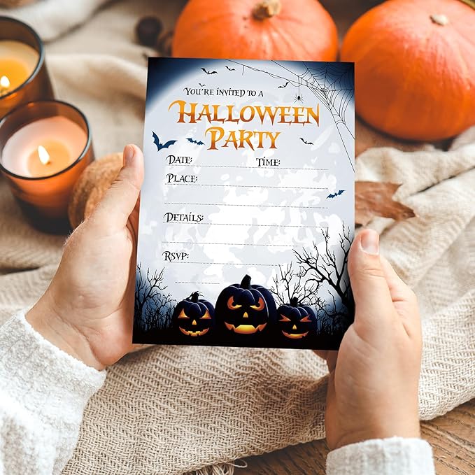 20 Pack Halloween Invitations - Image 6