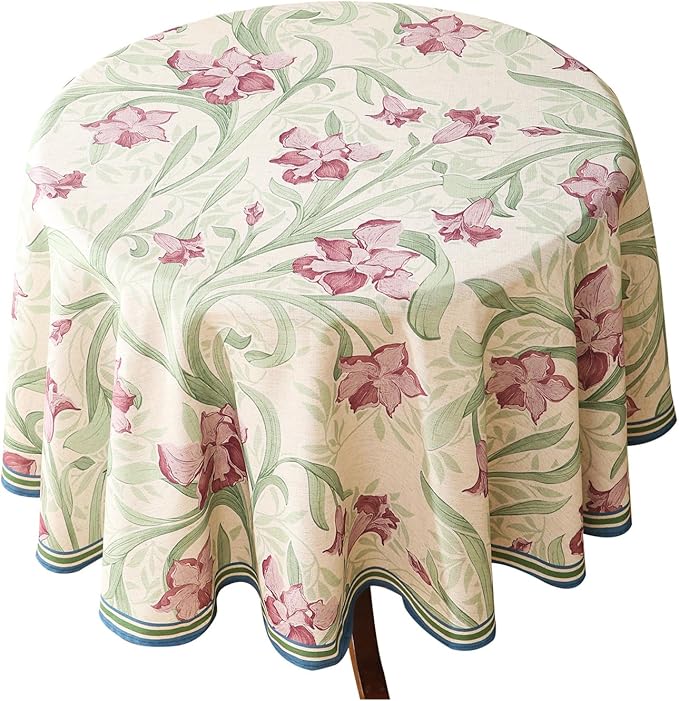 patdrea Designer Vintage Green Tablecloth - Image 2