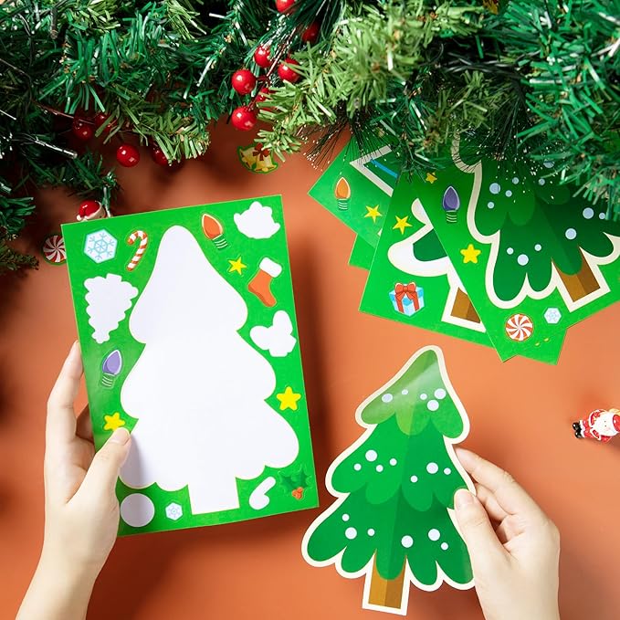 JOYIN 24 Pcs Christmas Tree Stickers, Make Your Own Christmas Tree Green - Image 7