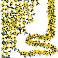 Uieke 12PCS Artificial Sunflower Garland, 7.5ft/Strand Silk Sunflowers Hanging by Uieke