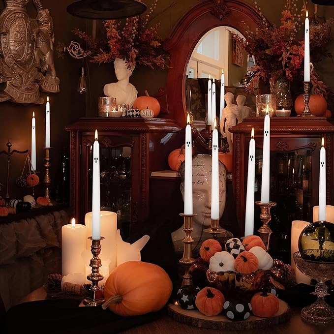 12 Pack Halloween Taper Candles - Image 9
