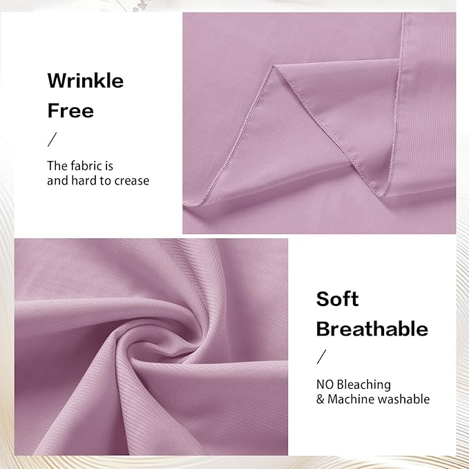 VOK Wedding Arch Draping Fabric Chiffon Fabric, 29in x 18Ft 2 Panels Sheer - Image 4