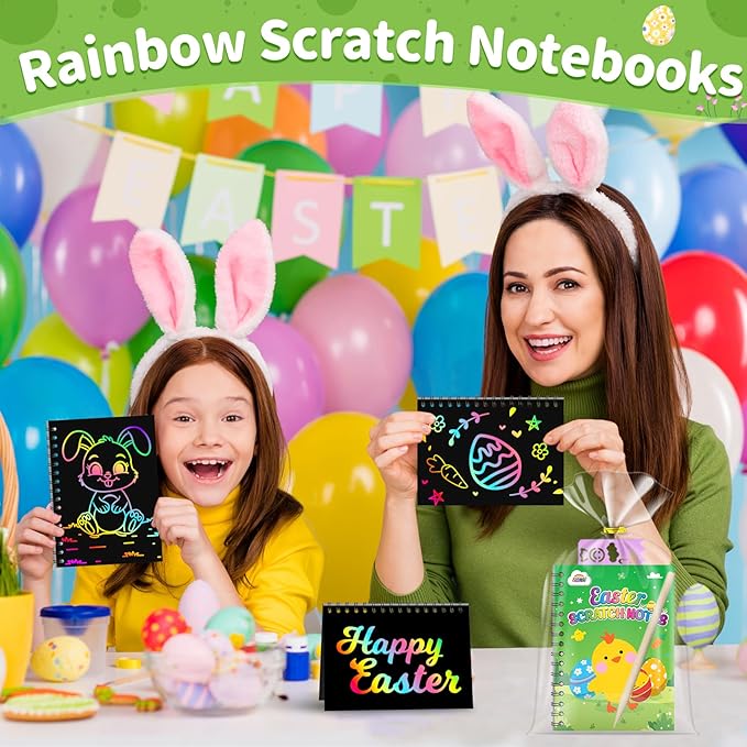 ZMLM Rainbow Scratch Party Favors Kids: Birthday Gifts Toy Bulk Scratch Art - Image 5